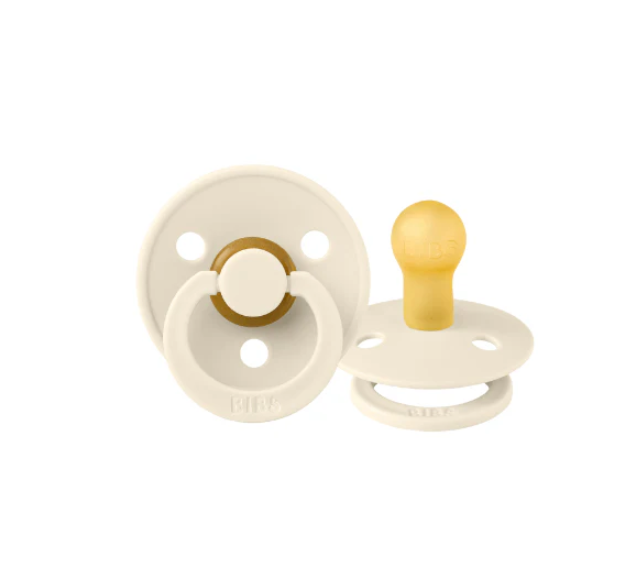 BIBS round dummy 2pk - Ivory image 0