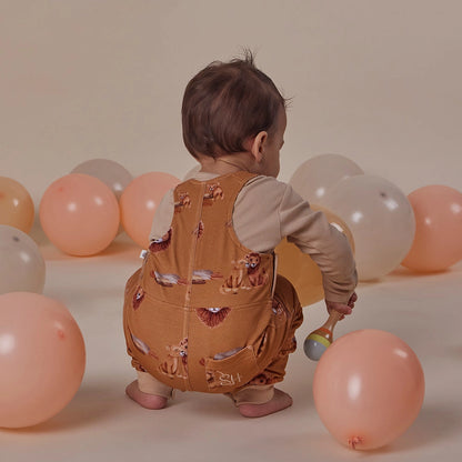 Snuggle Hunny Roar Organic Snuggle Overalls