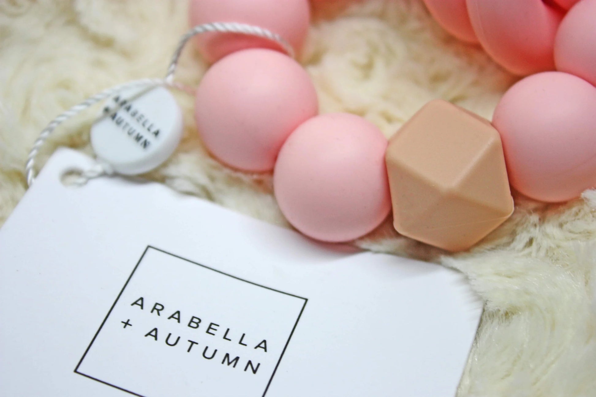 Arabella + Autumn silicone ring teether image 1