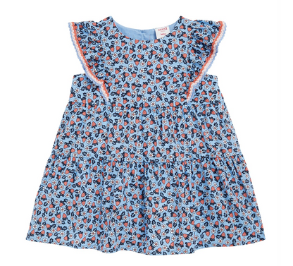 Seed Heritage crochet trim ditsy dress - size 000 image 0