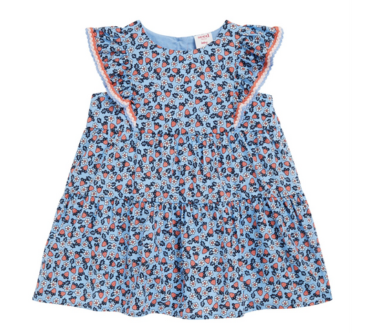 Seed Heritage crochet trim ditsy dress - size 000 image 0
