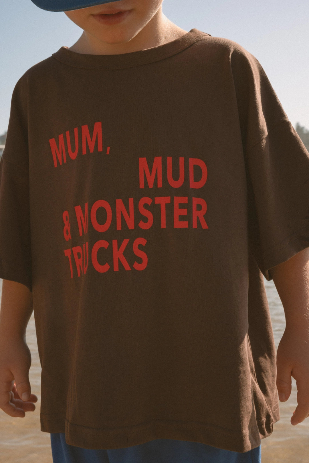 Bbobbie mmm tee in brown/red image 4