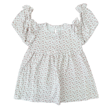Jamie Kay Frankie dress, bodysuit + headband in posy milk - size 0