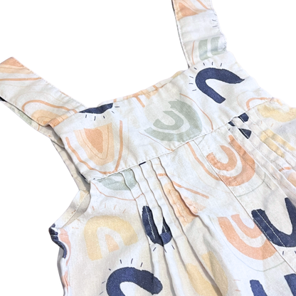Dukes + Duchesses alfie rainbow overalls - size 1 image 2