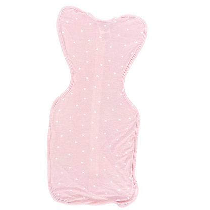 Love To Dream Swaddle Up™ 0.2 TOG bag in blush hearts - size small image 1