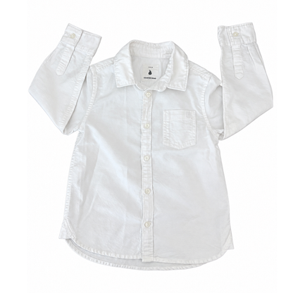 Country Road White Oxford Shirt - size 4