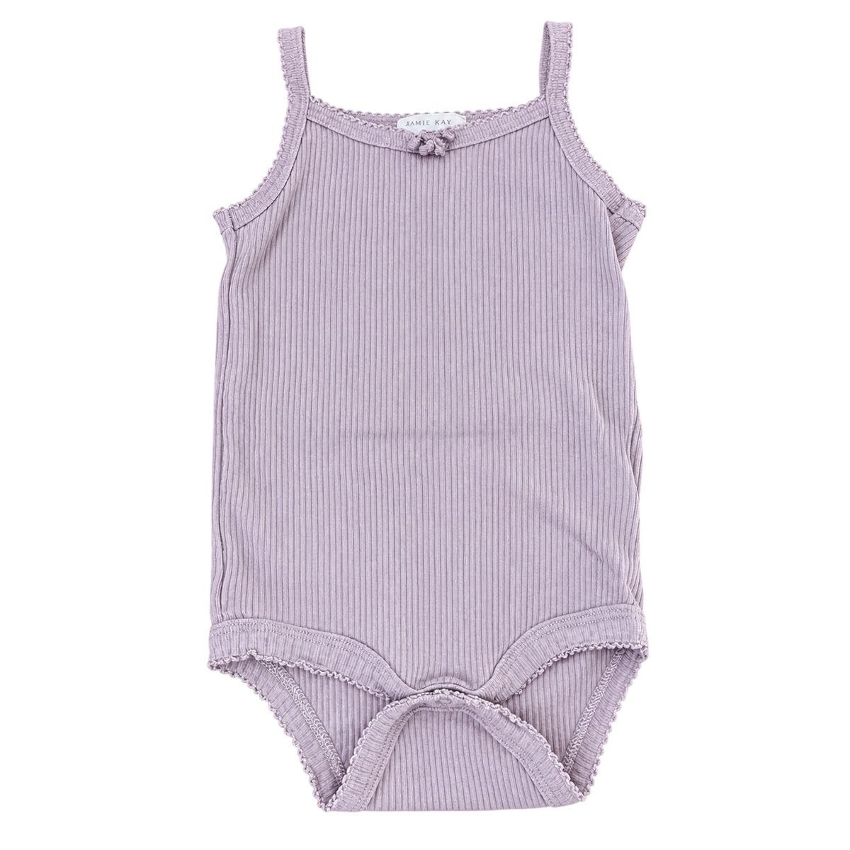 Jamie Kay Mauve Ribbed Singlet Bodysuit - size 1