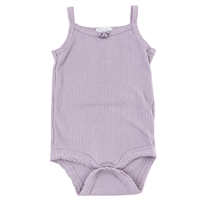 Jamie Kay Mauve Ribbed Singlet Bodysuit - size 1