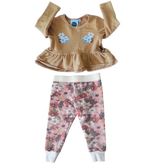 Kapow Kids Floral set - size 2