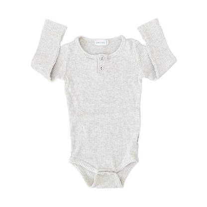 Jamie Kay Body suit + legging set in oatmeal melange - size 0
