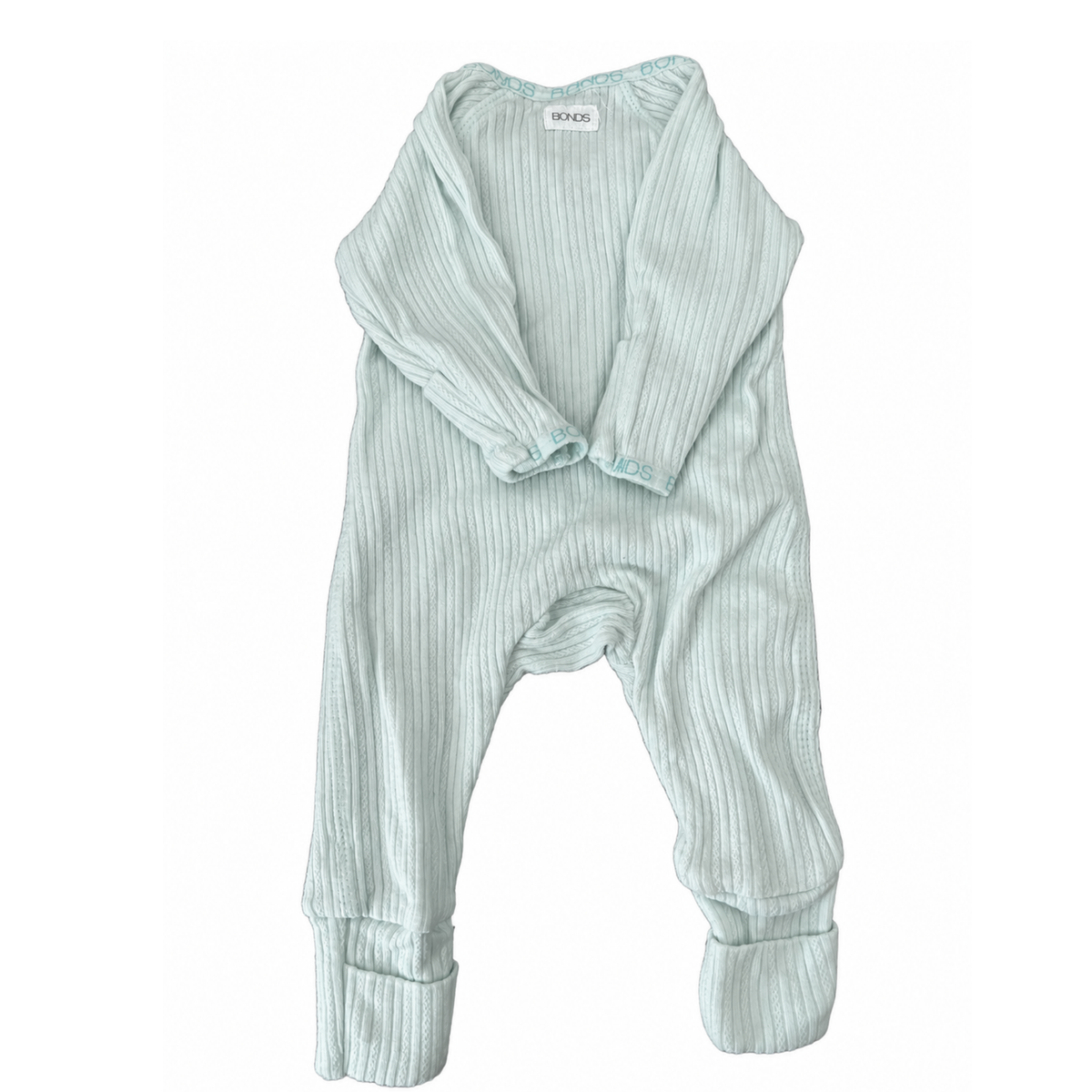 Bonds Mint Pointelle Cozysuit - size 00000