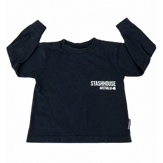 Stash House Kids Long Sleeve Tee - size 4