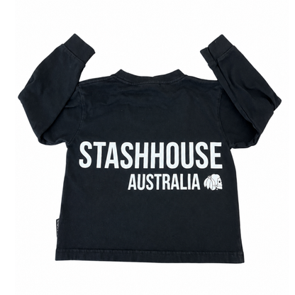 Stash House Kids Long Sleeve Tee - size 4