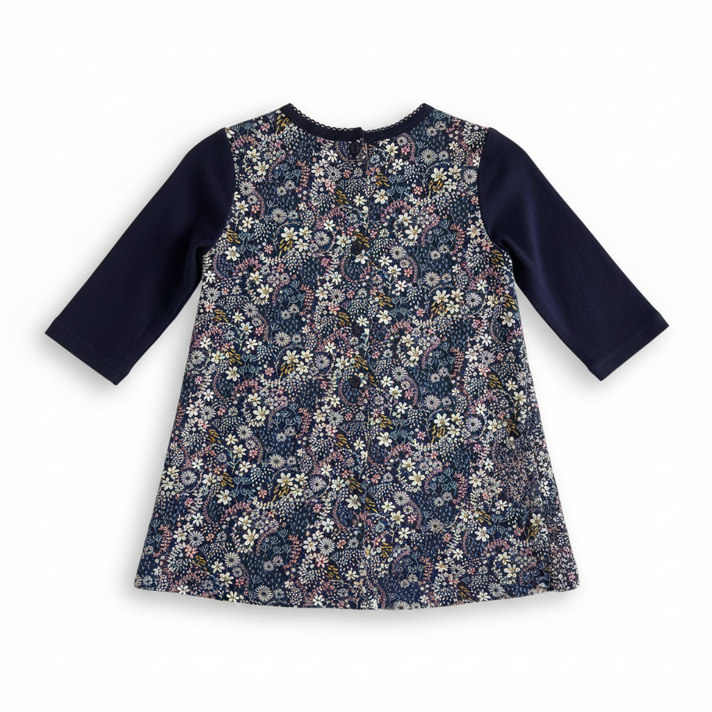 Bebe by Minihaha floral long sleeve dress - size 1 image 1