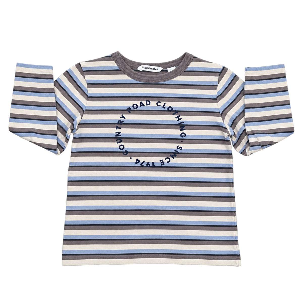 Country Road Long Sleeve Circle Logo T-shirt - size 5