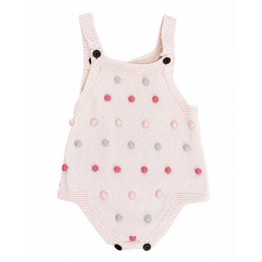 Little Pip-Squeak cream bobble romper - size 2 image 0