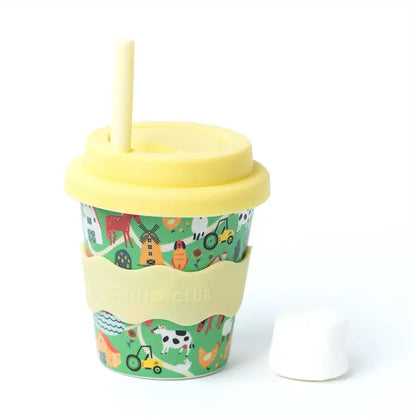 Chino Club - Farm Babychino Cup 4oz + straw image 3