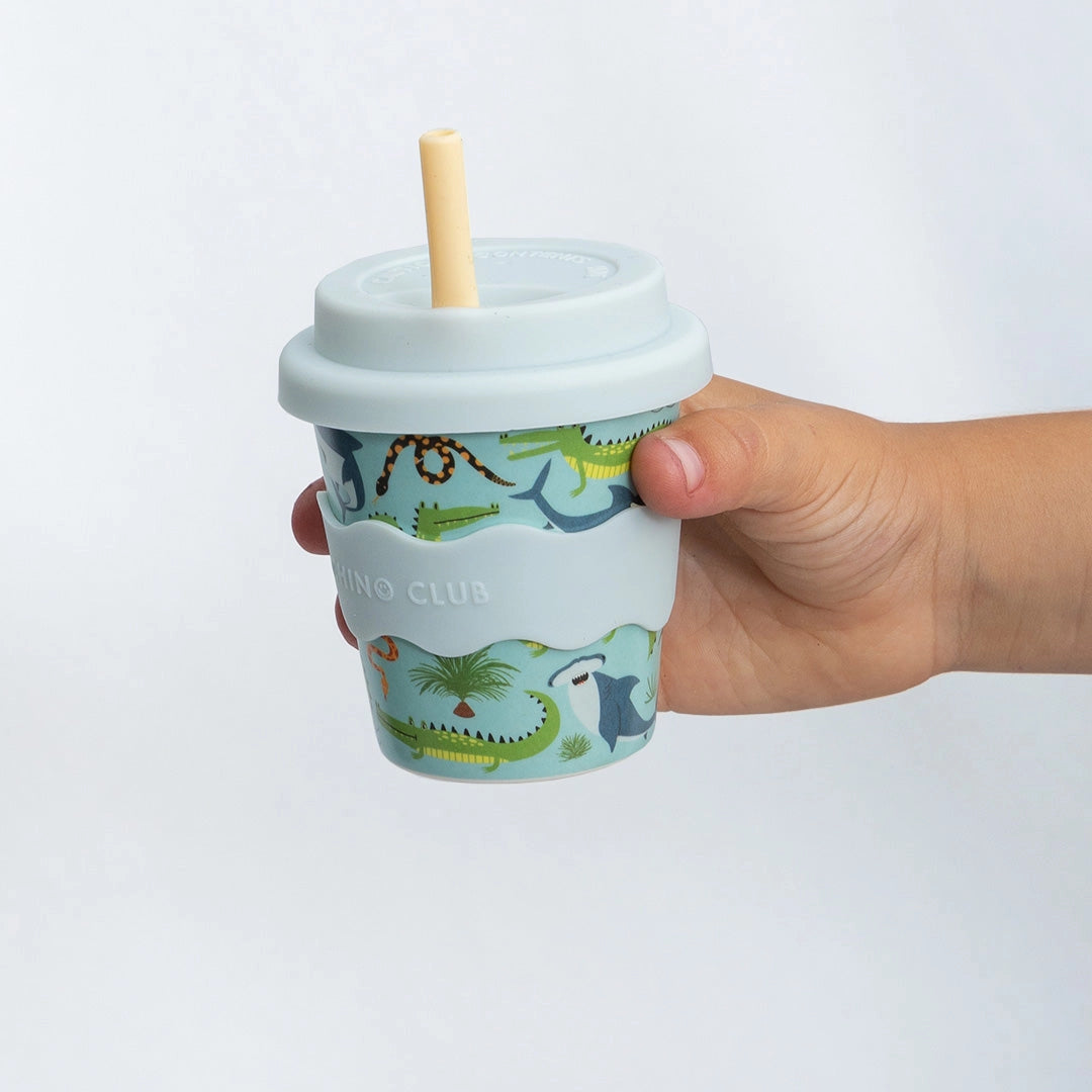 Chino Club - Deadly Animals Babychino Cup 4oz + straw image 2