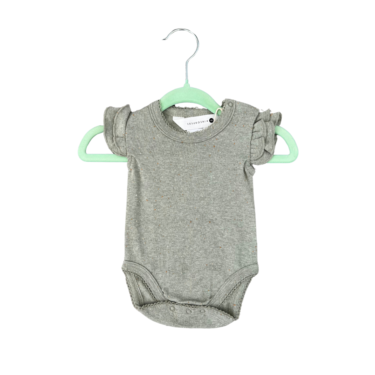 Susukoshi flutter suit in sage speckled - size 0000 image 2