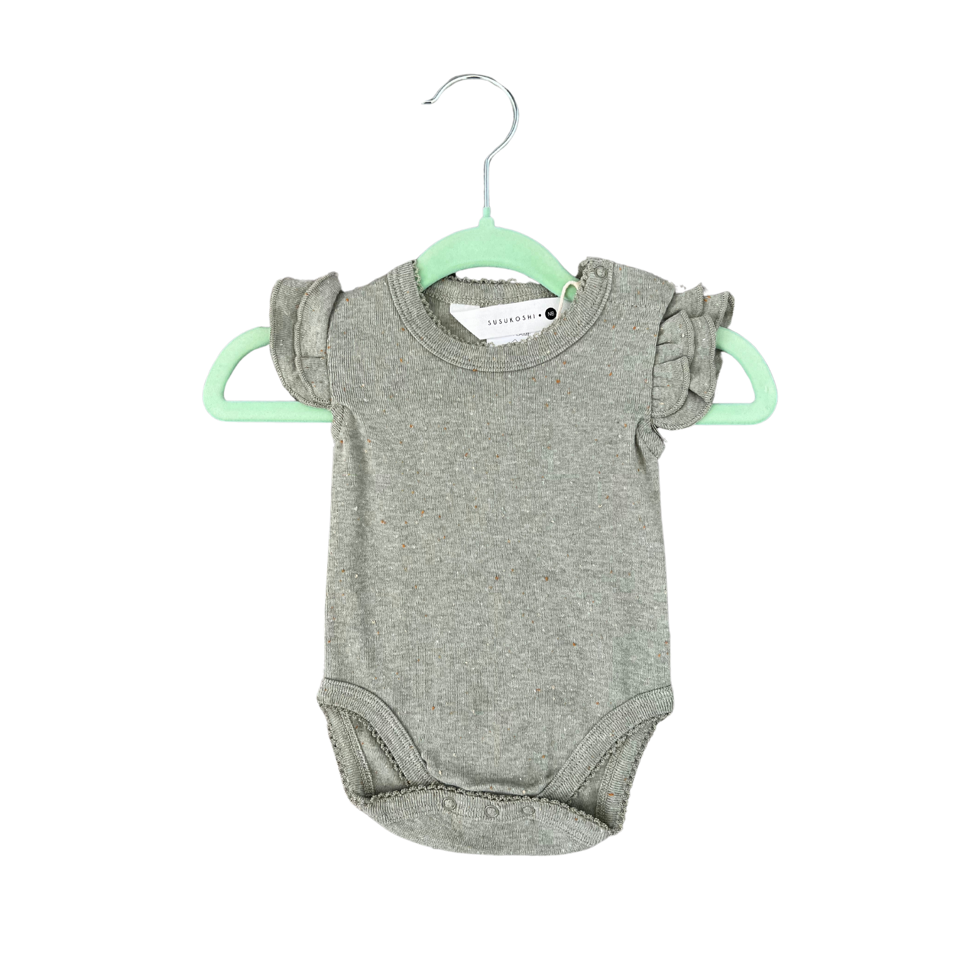 Susukoshi flutter suit in sage speckled - size 0000 image 2