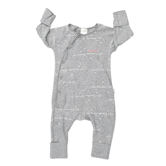Bonds cozysuit in grey marle - size 000 image 0