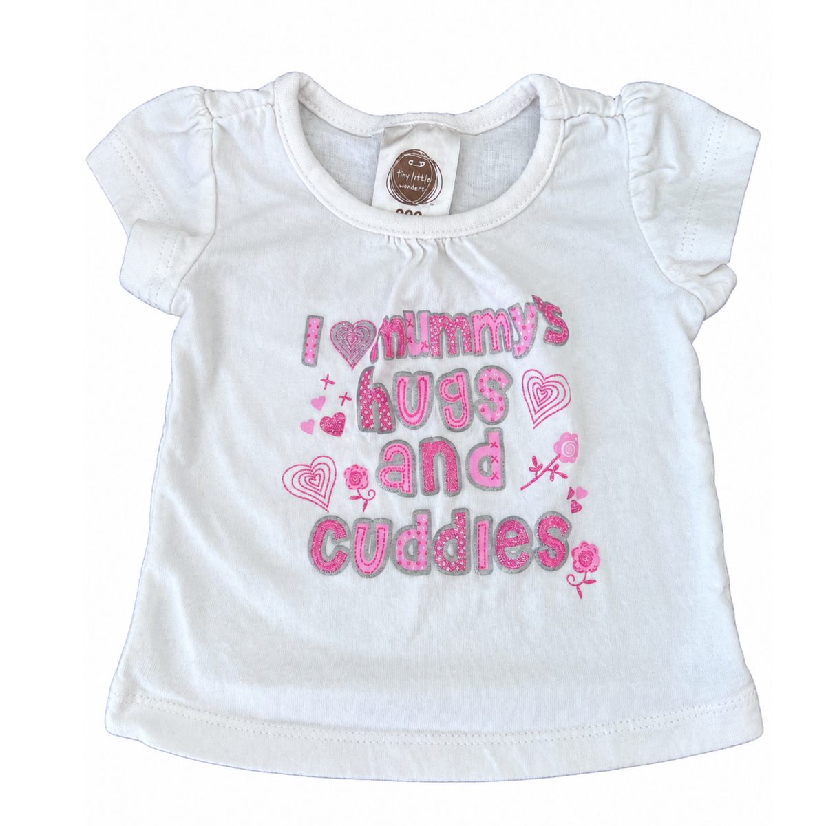 Tiny Little Wonders White Tee - size 000