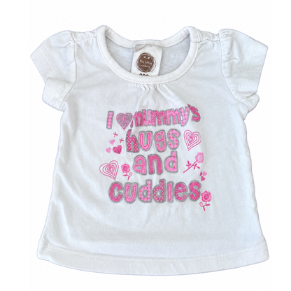 Tiny Little Wonders White Tee - size 000