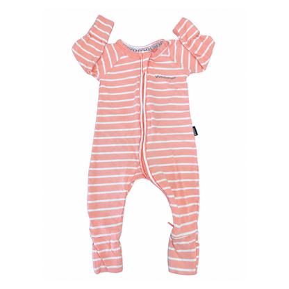 Bonds Coral Stripe Wondersuit - size 000