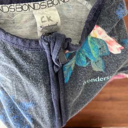 Bonds Wondersuit in navy floral - size 0