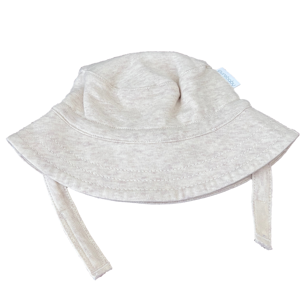 Purebaby Cotton Bucket hat - size XS (0-3m)