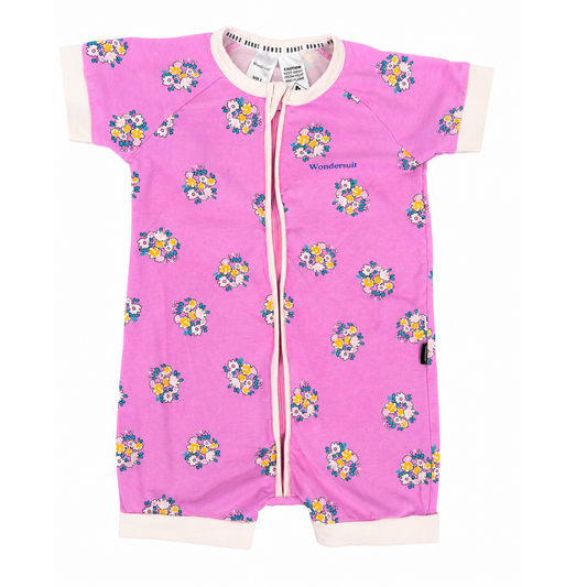 Bonds zip romper in blooming petals print - size 3 image 0