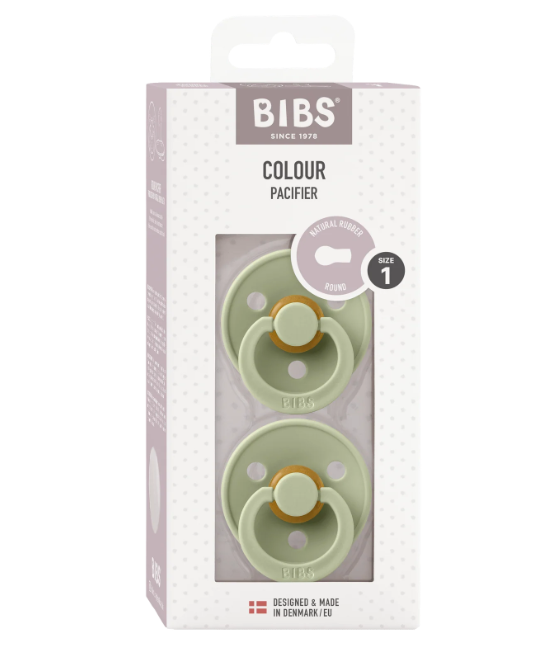 BIBS round dummy 2pk - Sage image 2