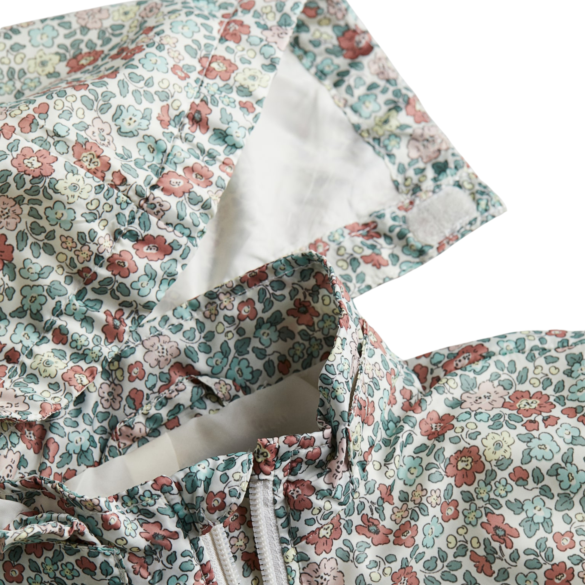 H+M floral hooded jacket - size 1 image 2