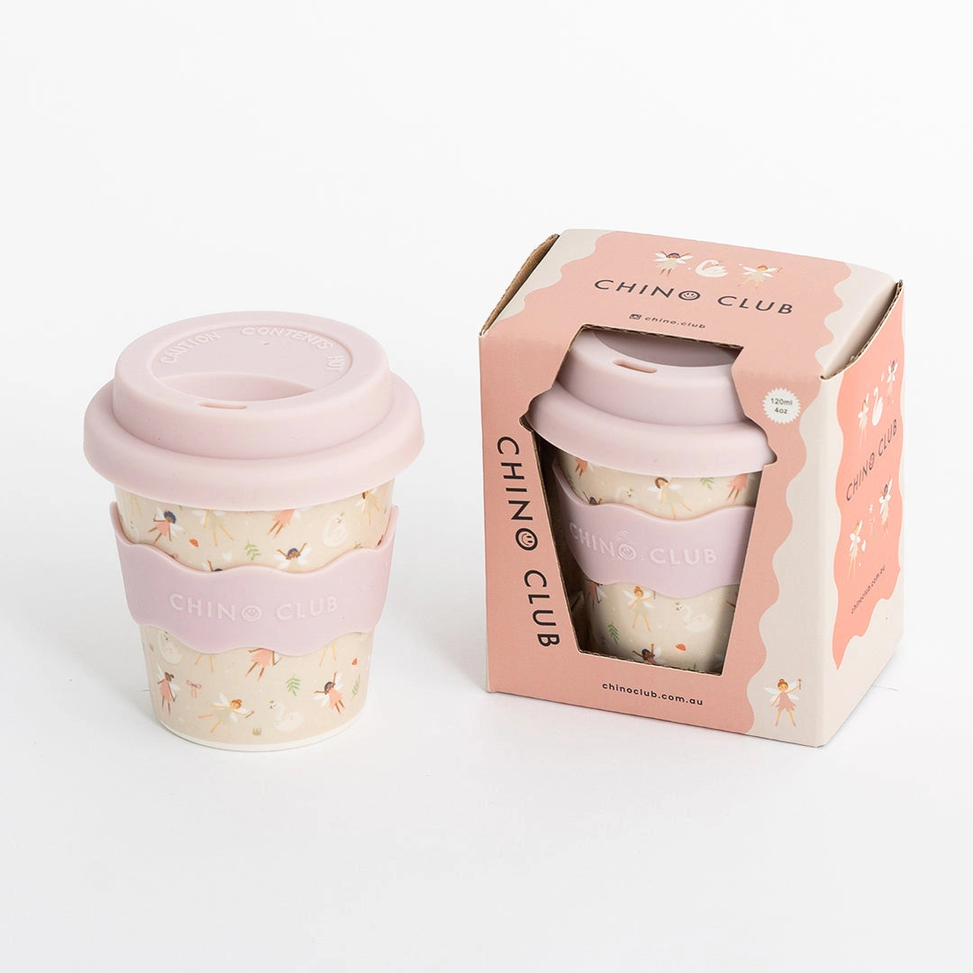 Chino Club - Fairy Babychino Cup 4oz + straw image 1