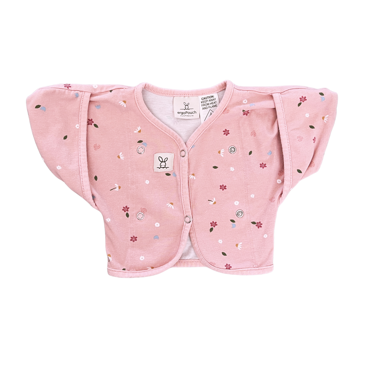 ErgoPouch butterfly cardi in daisies - size 000-00 image 0
