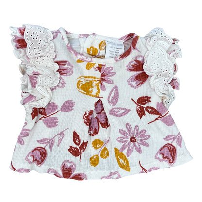 Kidding Around floral set - size 0000 image 1