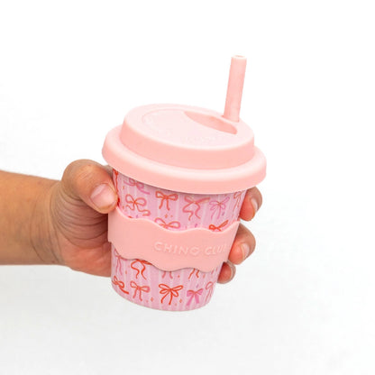 Chino Club - Bows Babychino Cup 4oz + straw image 2