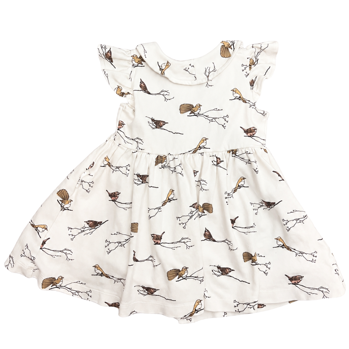 Aster and Oak bird button dress - size 1 image 1
