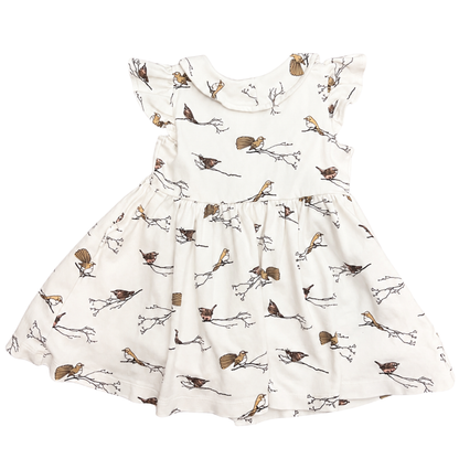 Aster and Oak bird button dress - size 1 image 1
