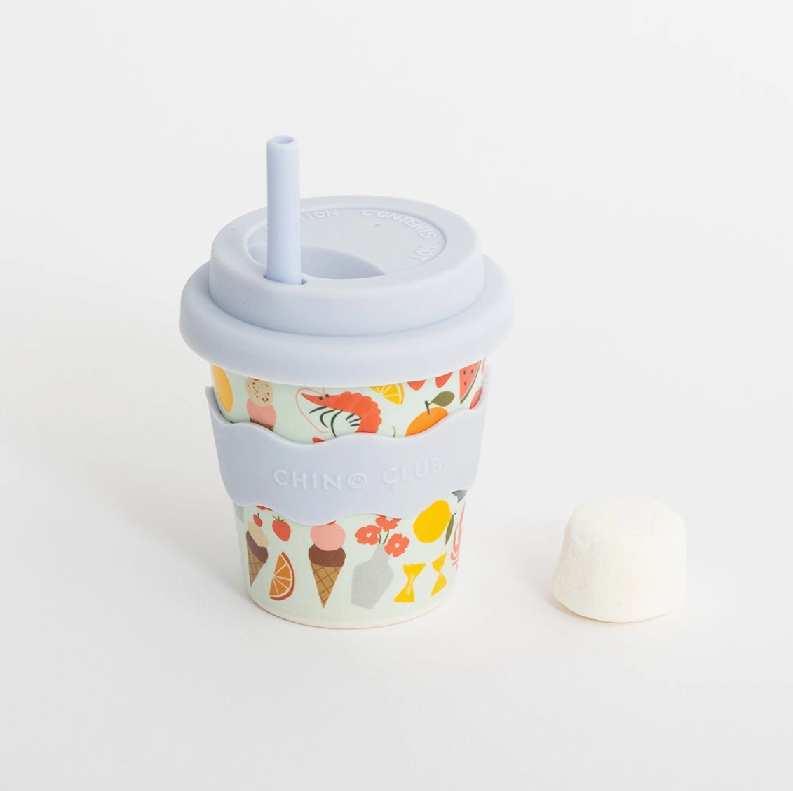 Chino Club - Amalfi Babychino Cup 4oz + straw image 0