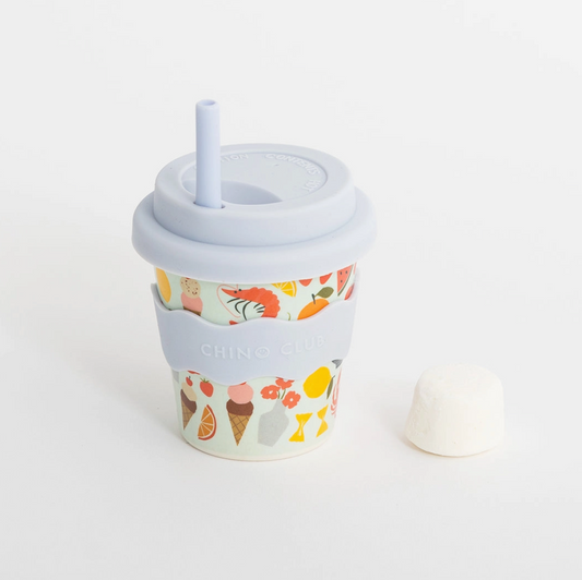 Chino Club - Amalfi Babychino Cup 4oz + straw image 0