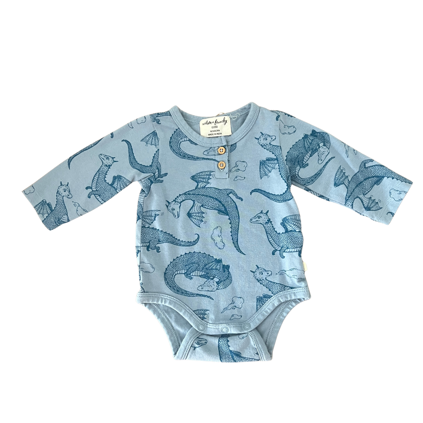 Wilson and Frenchy little dragon bodysuit - size 0000 image 0