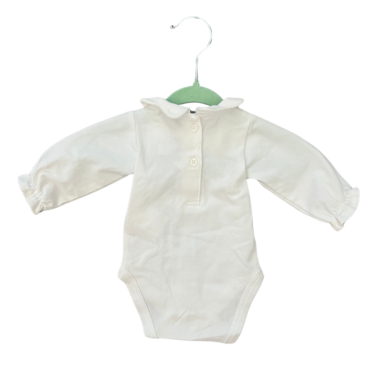 Bebe by Minihaha penny collared bodysuit - size 0000 image 1