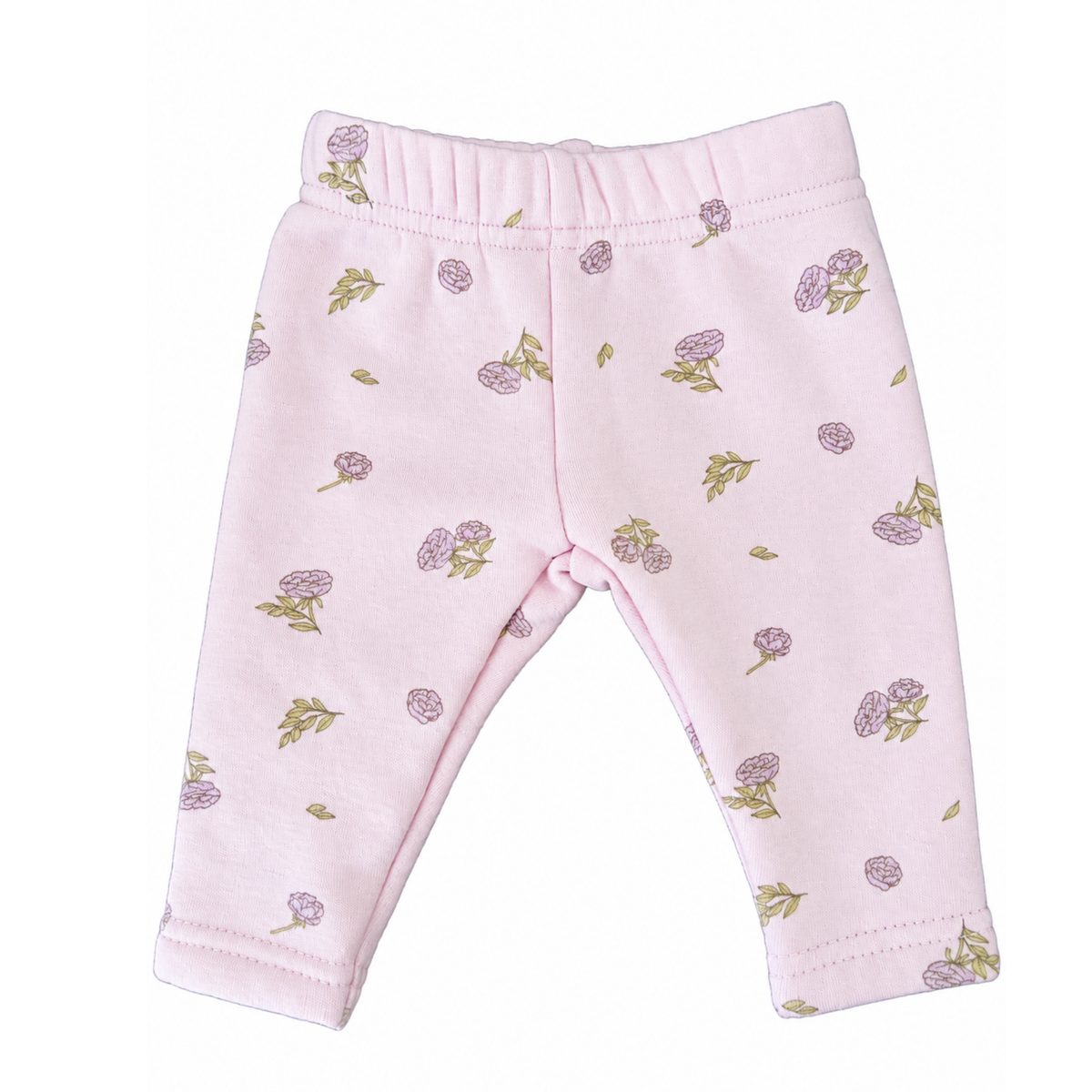 Baby Berry Floral Fleece Leggings - size 0000