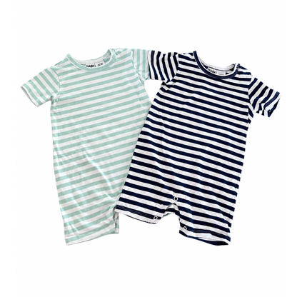 Cotton On Baby 2pk Stripe Rompers - size 0