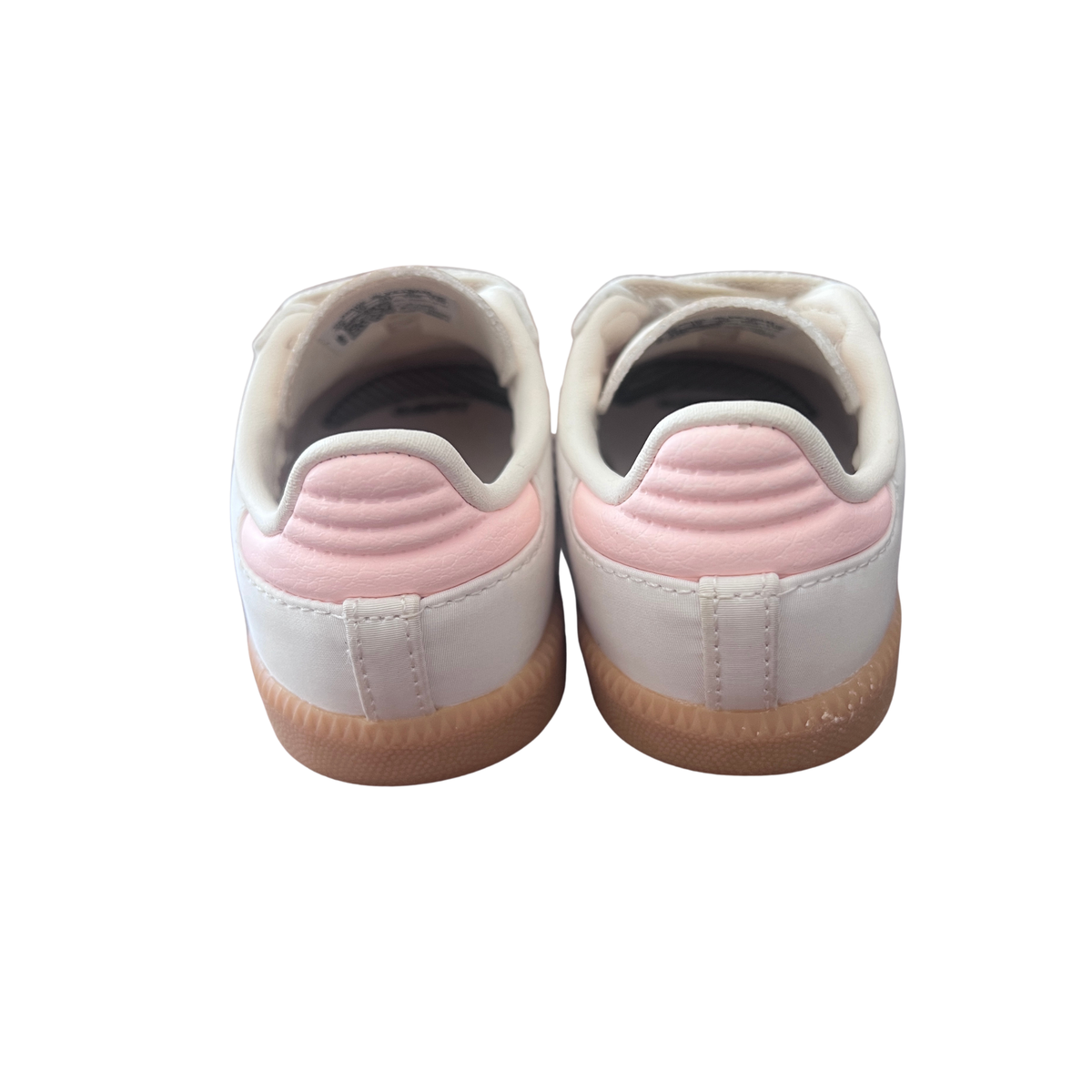Adidas Samba Toddler White Orange Gum Sneakers - size EU 20
