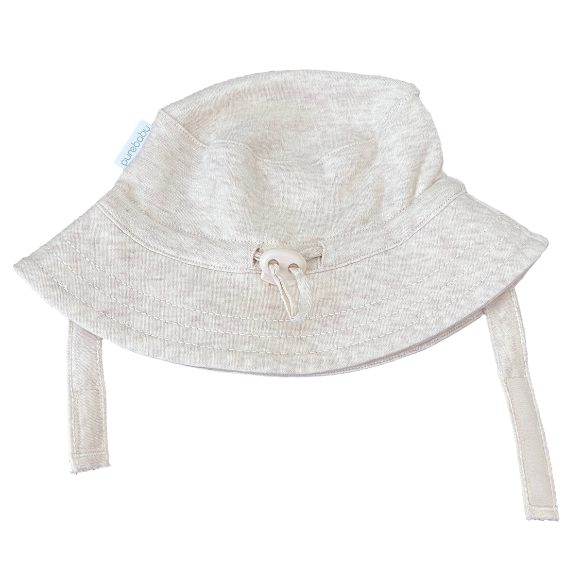 Purebaby Cotton Bucket hat - size XS (0-3m)