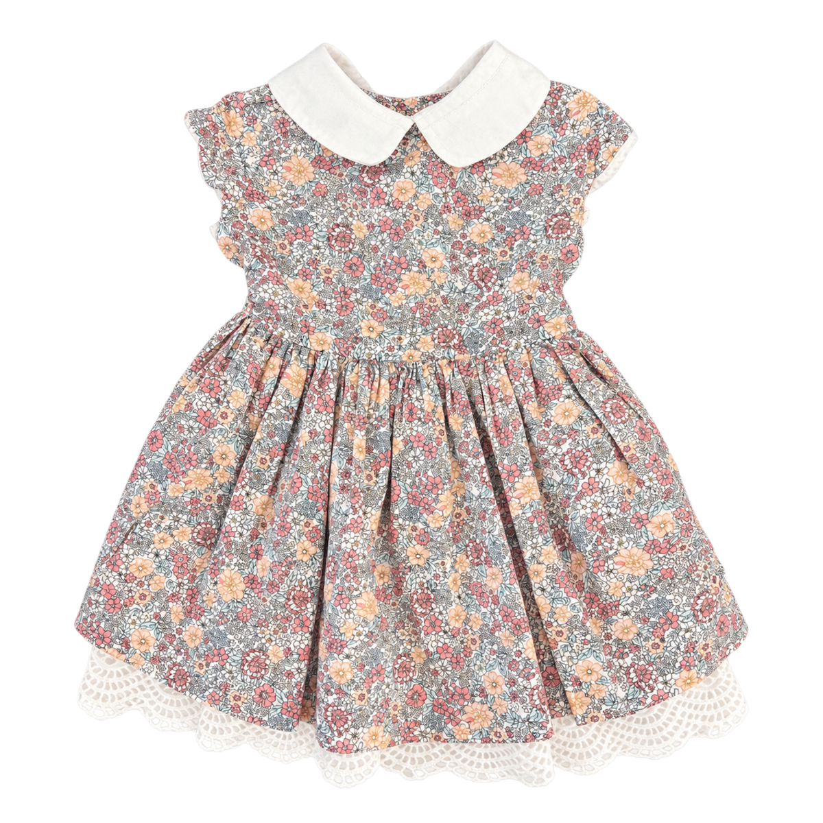 Arthur Ave Peter Pan Collar Dress - size 3