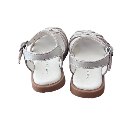 Jamie Kay Matte Gold Leather Sandal - EU 22