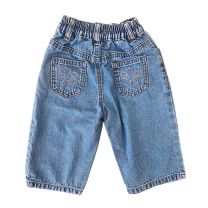 Belle & Sun Flower Denim Jeans - size 1